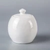 High quality round ceramic Bowl sugar pot, square dip bowl with tray