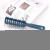 Import High Quality Rubber Anti- static Nine Row Hair Styling Comb Massage Scalp Hair Brush Oil Head Comb from China