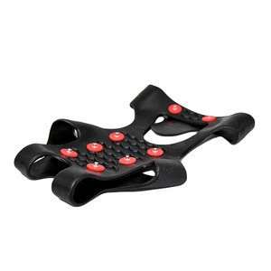 high quality rubber  outdoor safety shoe, anti slip overshoes ice cleats spikes zhejiang