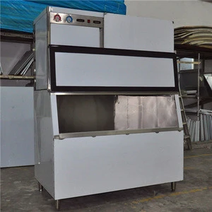 High quality stainless steel 1 ton cube ice maker machine with factory price