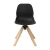 Import High Quality White Plastic Seat Conference Office Chair With Wooden Leg from China