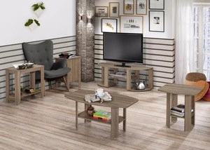 High Quality Wood Color Coffee Table Set