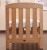 Import high quality wooden timber baby crib from China