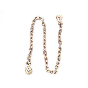 High quantity carbon steel binder chain with clevis hook
