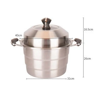 hign quality Kitchen Tool Stainless Steel Steam Cooking Pot Food Steamer