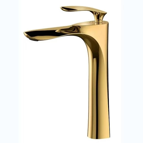 HLN40 full brass heightened mixer  water faucet single handle single hole basin faucet upper and good quality,factory outlet