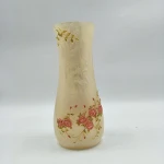 Home Decoration Round Polyresin Vase for Flowers