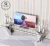 Import home furniture stainless steel glass tv stand from China