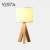 Import Home Study Hotel Bedside Desk Light LED Wooden Tripod Table Lamp from China