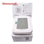 Honeywell T6861 2/4 pipe fan-coil Series Digital Thermostat with a large blue backlit screen for havc systems
