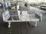 Hospital furniture ABS 2 crank manual nursing care bed 1/2/3 crank