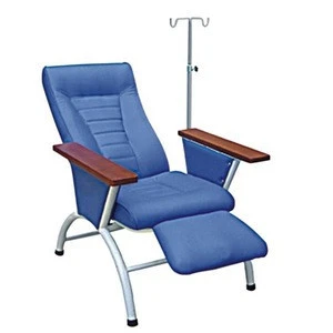 Hospital Furniture CE FDA Patient Treatment Metal Reclining Infusion Transfusion Medical Hospital Chairs