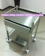 hospital mobile dental cabinet made of first grade stainless steel medical trolley dental furniture