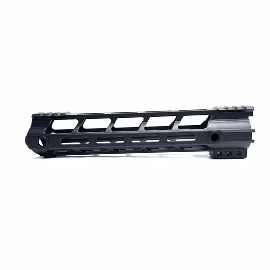 Hot 10 Inch Black Aluminum Metal Tactical Matte Alloy CNC Screw Fixing Handguard