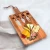 Import Hot sale 3pc cheese bamboo board and knife set with wood handle from China