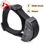 Hot Sale Anti Bark No Barking Remote Electric Shock Vibration Remote Pet Dog Training Collar