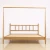 Import Hot sale bedroom furniture modern solid wood bed white oak creative wooden bed from China