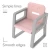 Import Hot sale Children furniture sets  chair table kids multi functional study desk&amp;chair sets manufacturer of plastic kids furniture from China