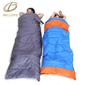 Hot Sale Double Outdoor Camping Envelope Cotton Sleeping Bag for Adult