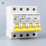 Hot Sale Electrical 4 Pole 6ka C63 Mcb miniature Circuit Breaker breakers price