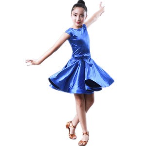 Hot Sale Elegant Girls Latin Dance Dress Performance Wear One Piece Dance Wear Training+Dancewear