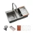 Import Hot sale indoor single bowl polishing 304 stainless steel built-in ss kitchen sink from China
