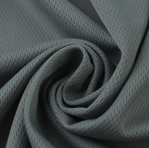 Hot sale 100 polyester stretch dry fit birdeye mesh sports wear fabric