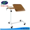 hot sale portable hospital over bed table/dining table/side table