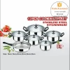 Hot Sale Promotion Gift HAPPY BARON 12pcs Stainless Steel Cookware Set