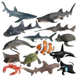 Hot Sale Simulation Real Sea Ocean Wild Animal Undersea World Model Boutique Anime Animal Figure Toy
