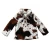 Import Hot Sale Winter Brown Cow Pattern Toddler Baby Plush Jacket Kids Girls Boys Fleece Sherpa Pullover from China