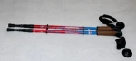 Hot Sell Aluminum 3 section Telescopic Nordic Walking Stick Set With Pedometer