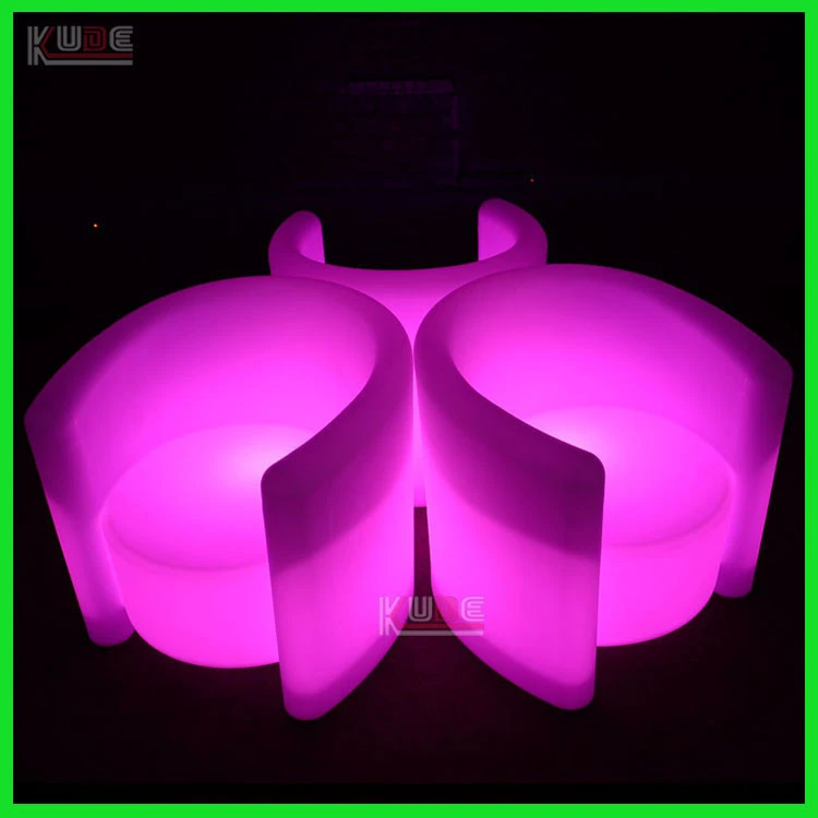 Hot sell new model led light up outdoor furniture inflatable sofa