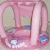 Import Hot selling baby swimming pool inflatable awning floating seat swimming ring from China