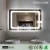Import hot selling bath mirror with led light from China