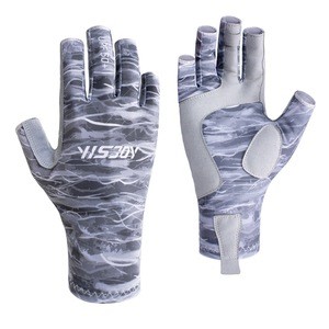 Hot Selling Customized UV Protection Sun Gloves Fly Fishing Gloves
