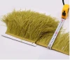 Hot selling flat trims 12inches long ostrich feather wedding sale types of laces for garments