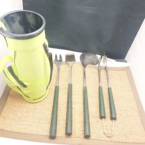 hot selling   golf  bbq tool with carrying case for promotion