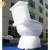 Import Hot-selling inflatable toilet advertisement white giant toilet outdoor advertisement from China