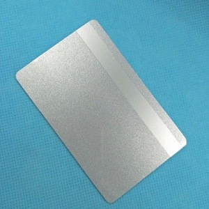 Hot! Standard size hico magnetic stripe silver JCOP 21 36k chip card