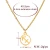Import Hot Style  12  Zodiac Sign Necklace Pendants Horoscope  Necklace For Female stainless steel horoscope necklace from China