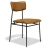 Import Hotel Furniture Metal Frame Upholstered Dining Chair from China