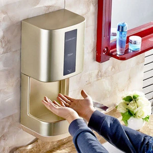 Hotel Household Bathroom Fast Hand Dryer Stainless Steel Material 2000W High Power Automatic Hand Dryer