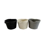 Household Cotton Rope Storage Baskets and Bins with Handles,Gift Toys Storage Box Organizer