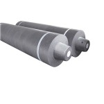 HP graphite electrodes of customizable length or diameter for preparation of heterologous graphite products