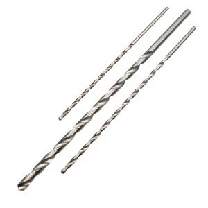 HSS Extended Straight Twist drill bits length 160mm 200mm 250mm diameter 1.5mm to 18mm deep hole drilling tools