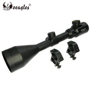 Hunting Rifle Scope 3-9x56E Red and Green Light Telescopic Sight Riflescope Accessories