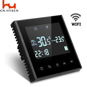 HY03WE Wifi LCD thermometer digital for electric floor heating with English Version App on android/iPhone