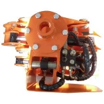Hydraulic wood tree shear crusher knife harvester for woodworking machinery