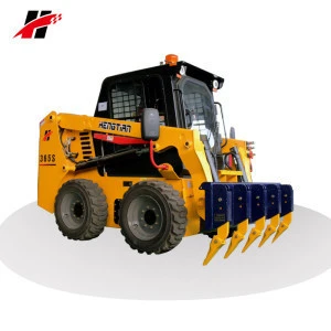 Hydrostatic 4 wheel motor drive skid steer agriculture machinery equipment